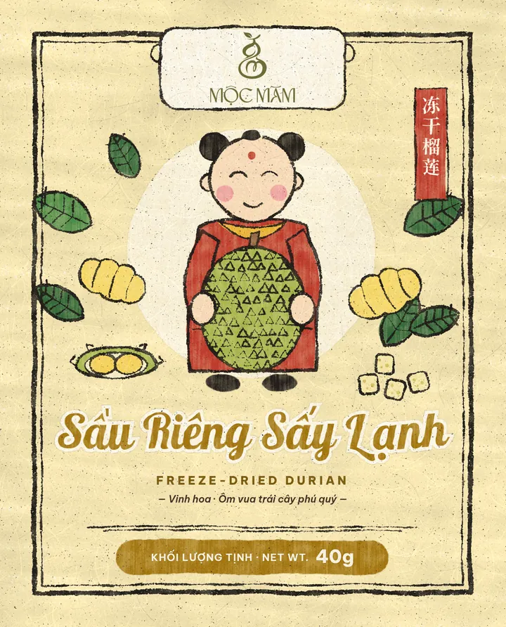 Decan Sầu Riêng Sấy Lạnh